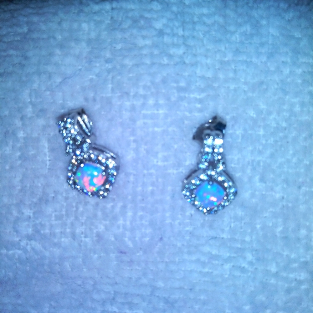 Opal earings